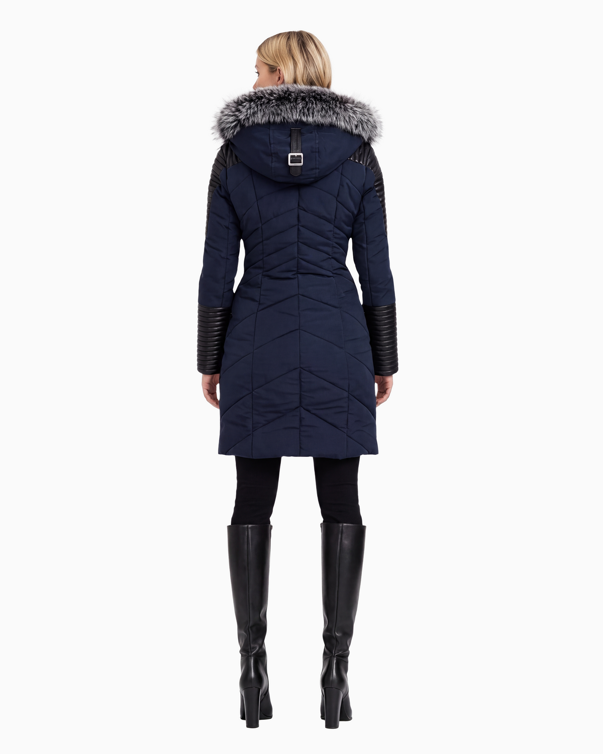 Hailey Parka Jacket with silver Fox Fur-thumbmail-4
