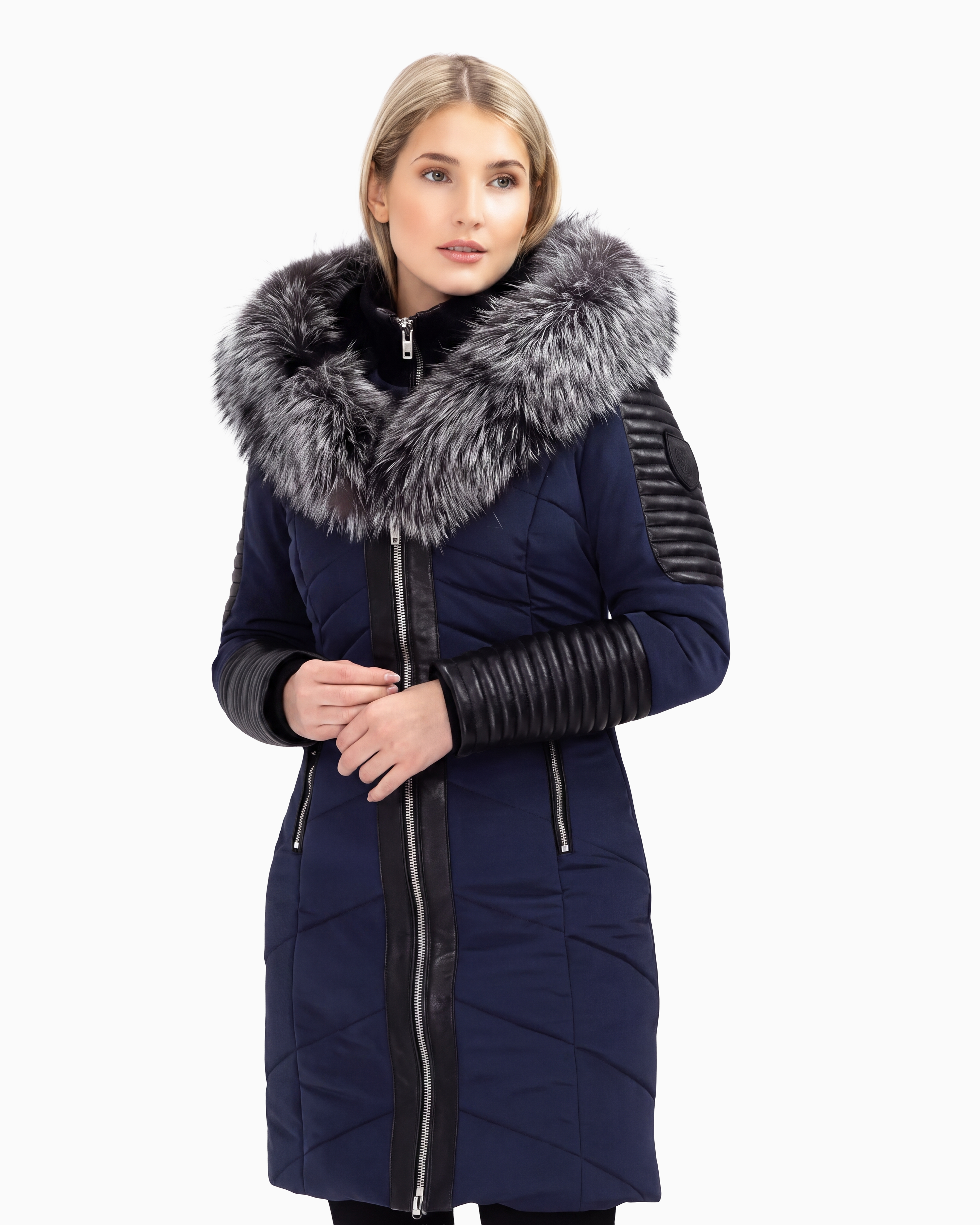 Hailey Parka Jacket with silver Fox Fur