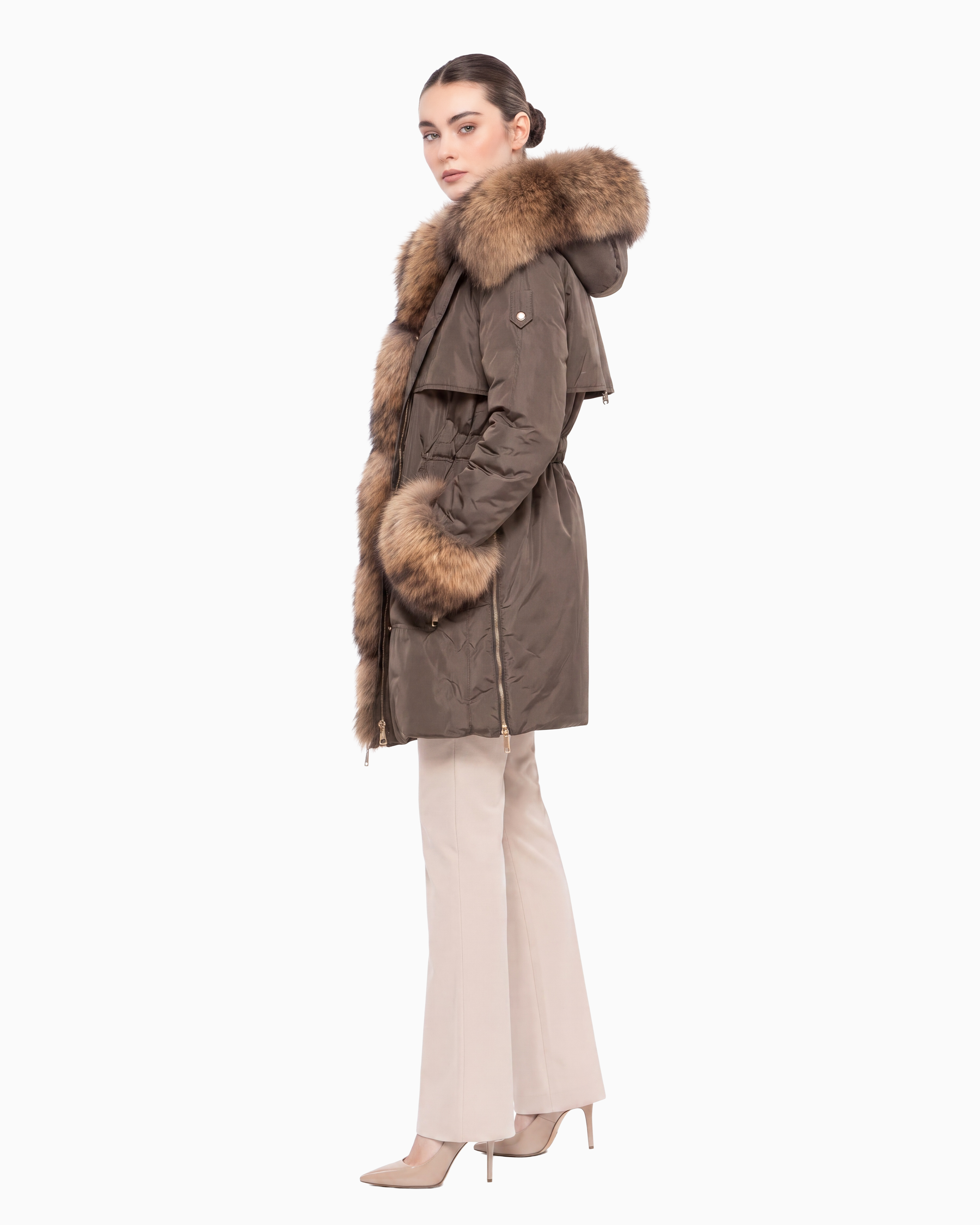 Lexy Parka with natural fur