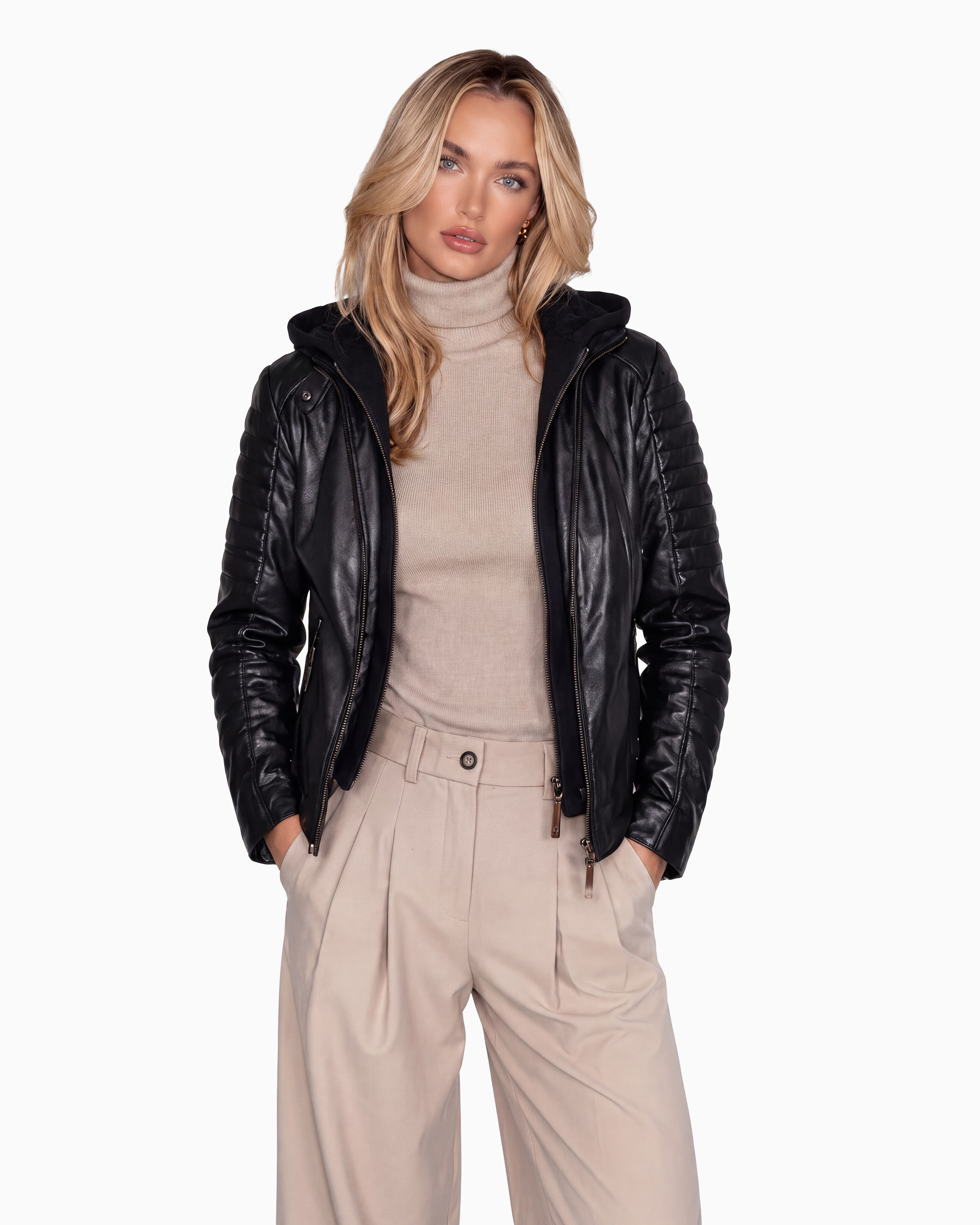 REBECCA BIKER LEATHER JACKET-thumbmail-4