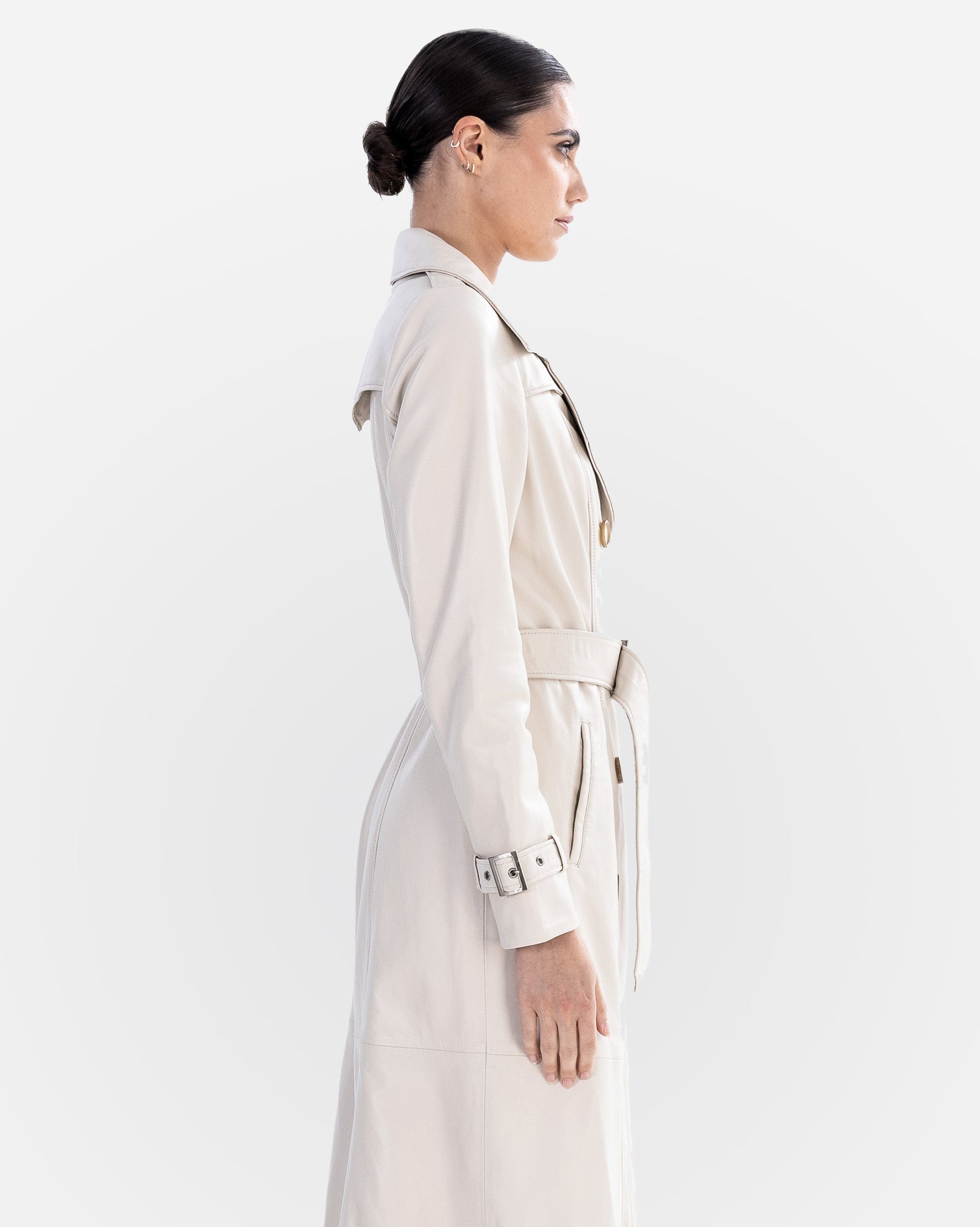 Adèle Leather Trench Coat-thumbmail-9