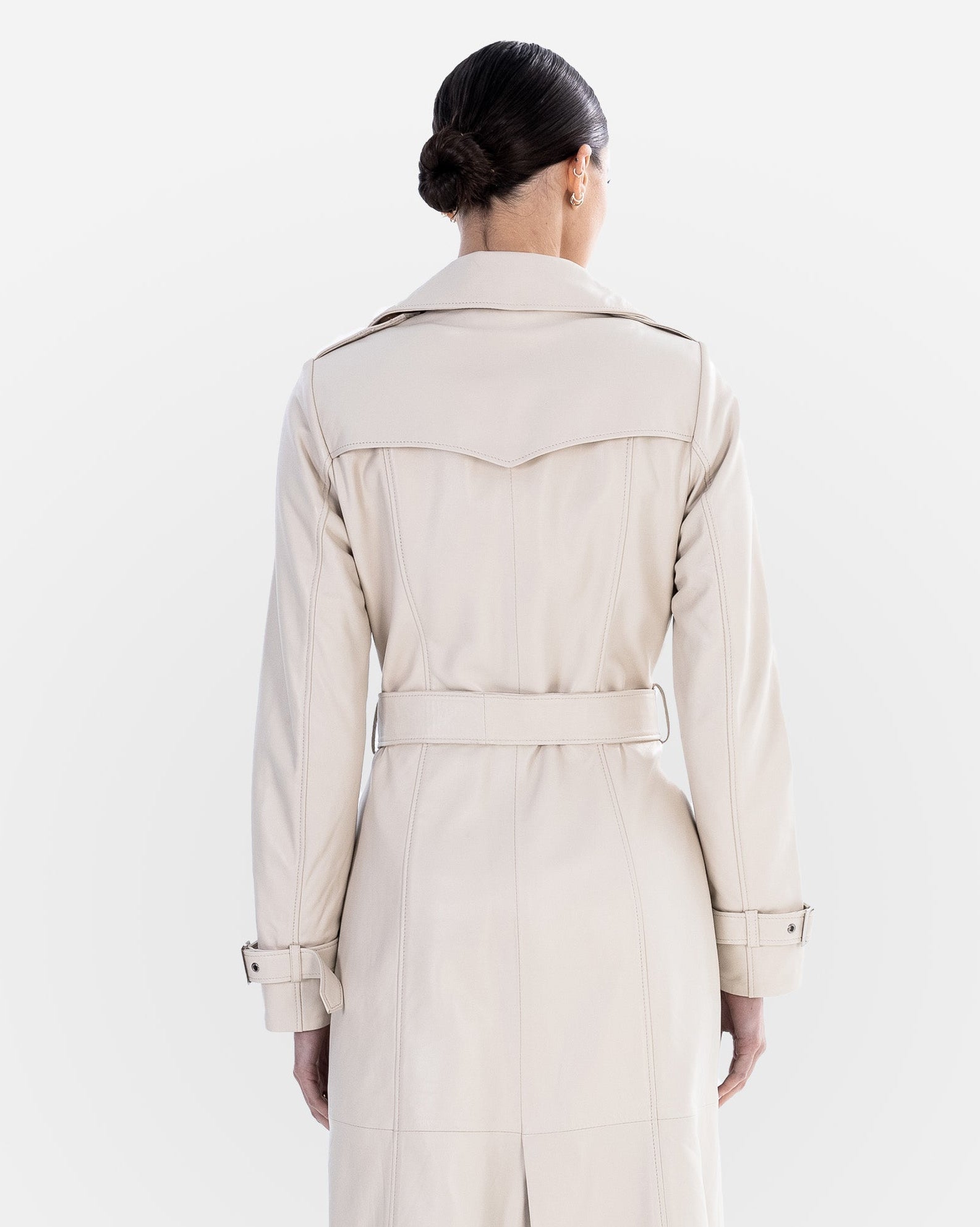 Adèle Leather Trench Coat-thumbmail-10
