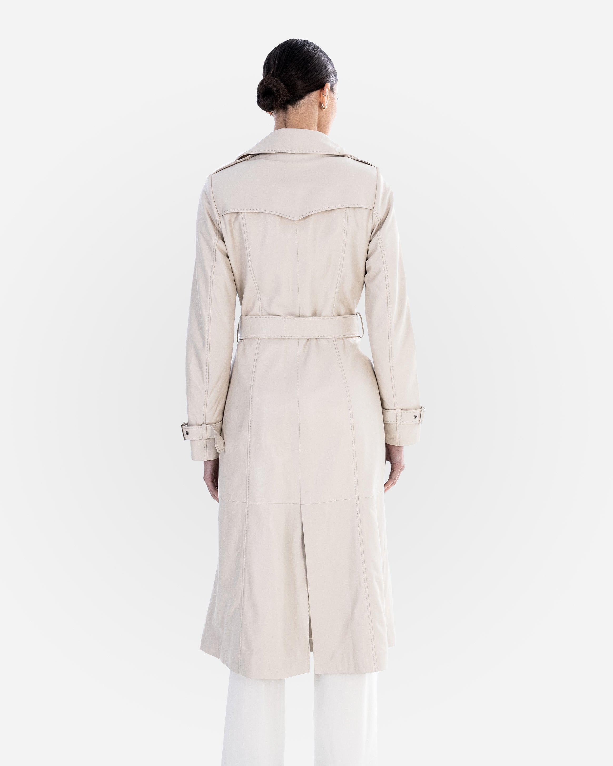 Adèle Leather Trench Coat