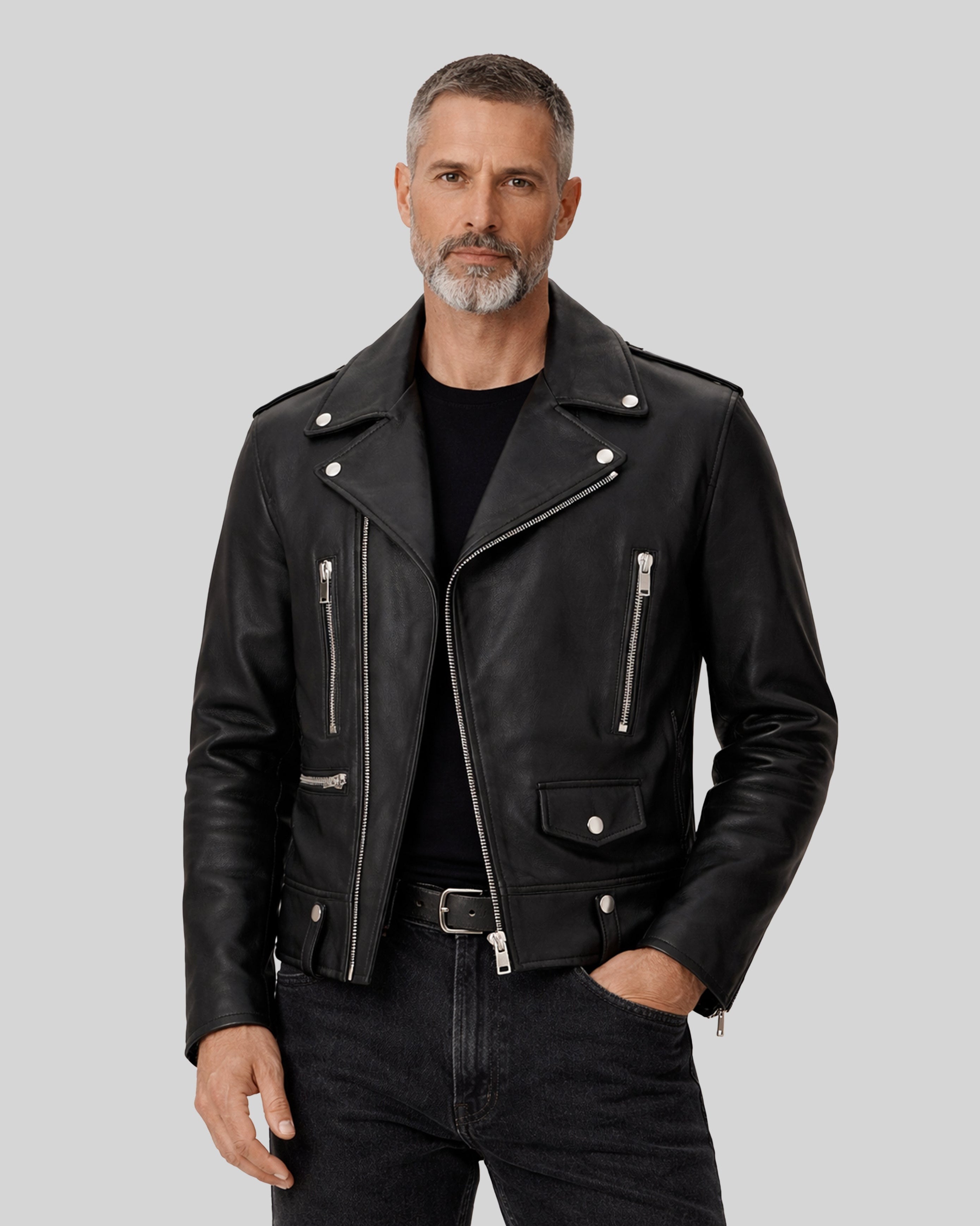 Tom Leather Biker acket