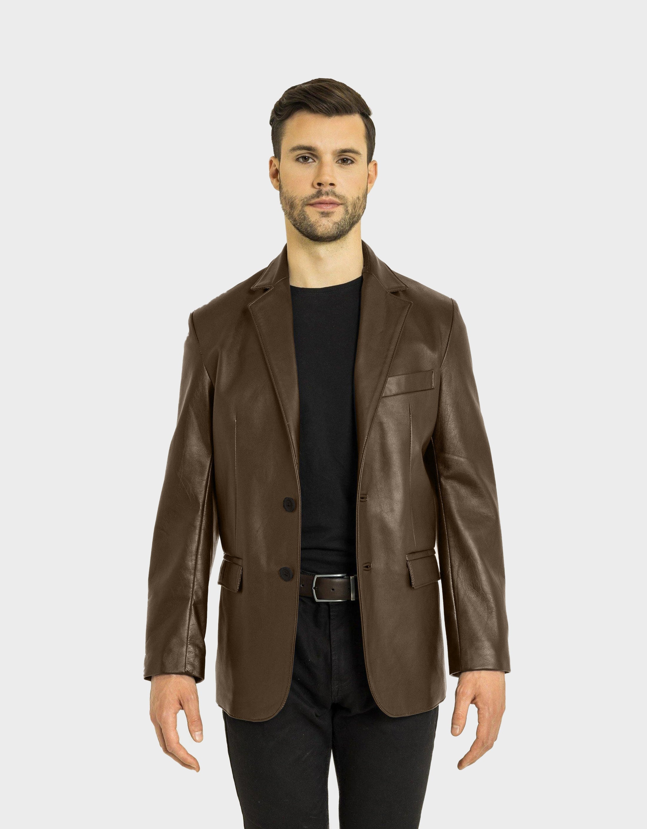 Angelo Leather Blazer-thumbmail-3