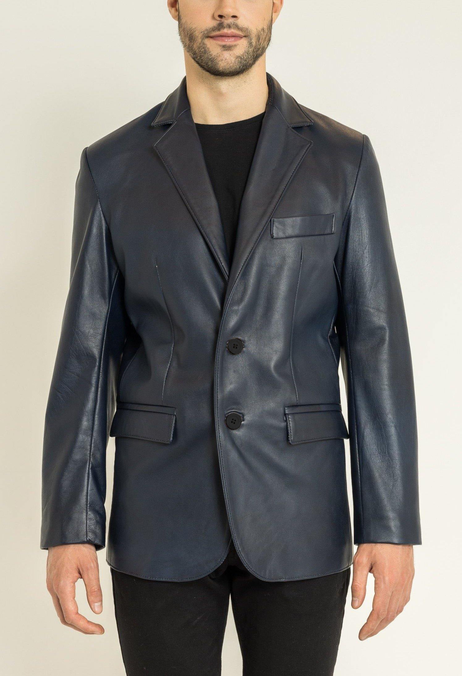 Angelo Leather Blazer-thumbmail-3