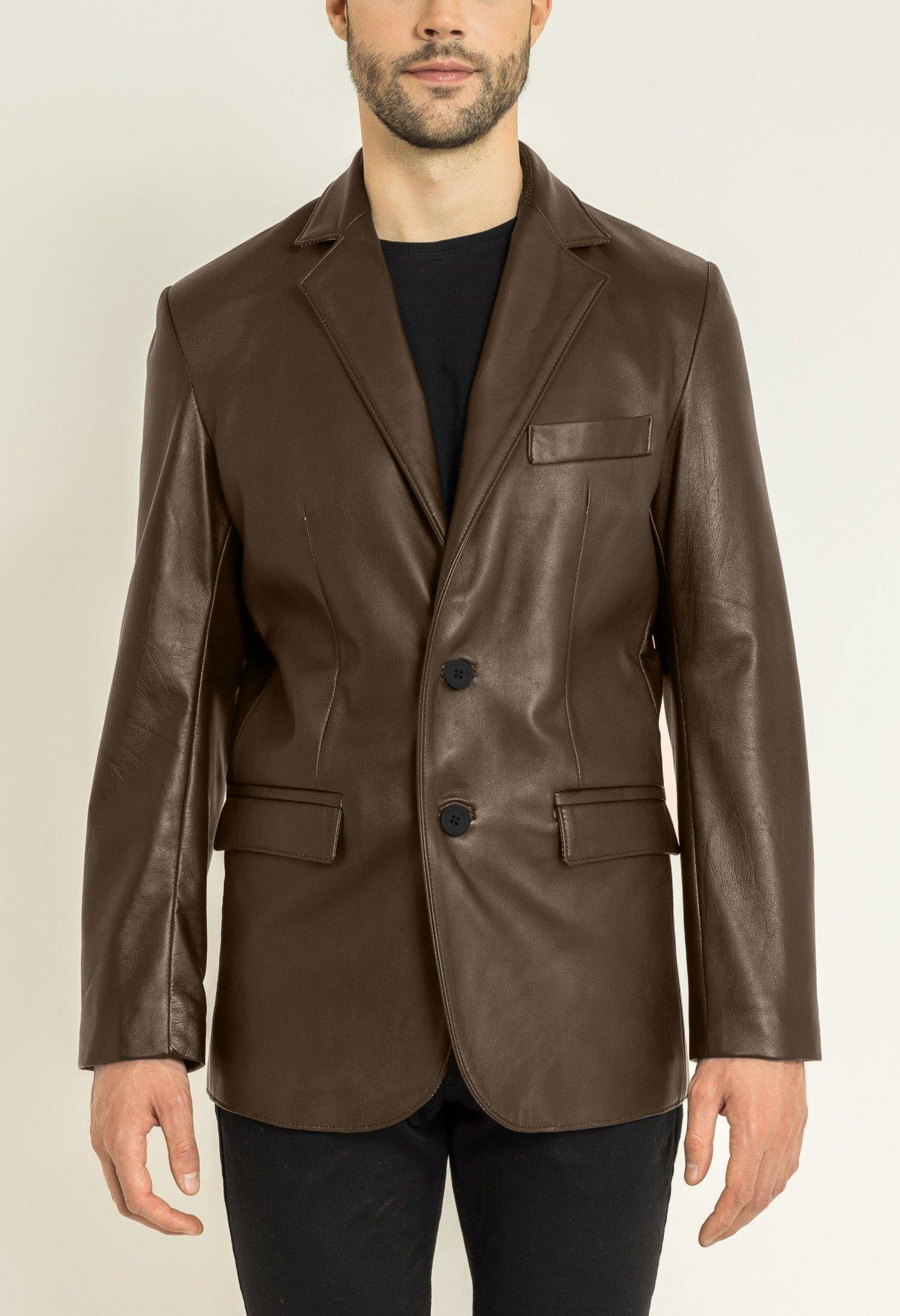 Angelo Leather Blazer-thumbmail-4