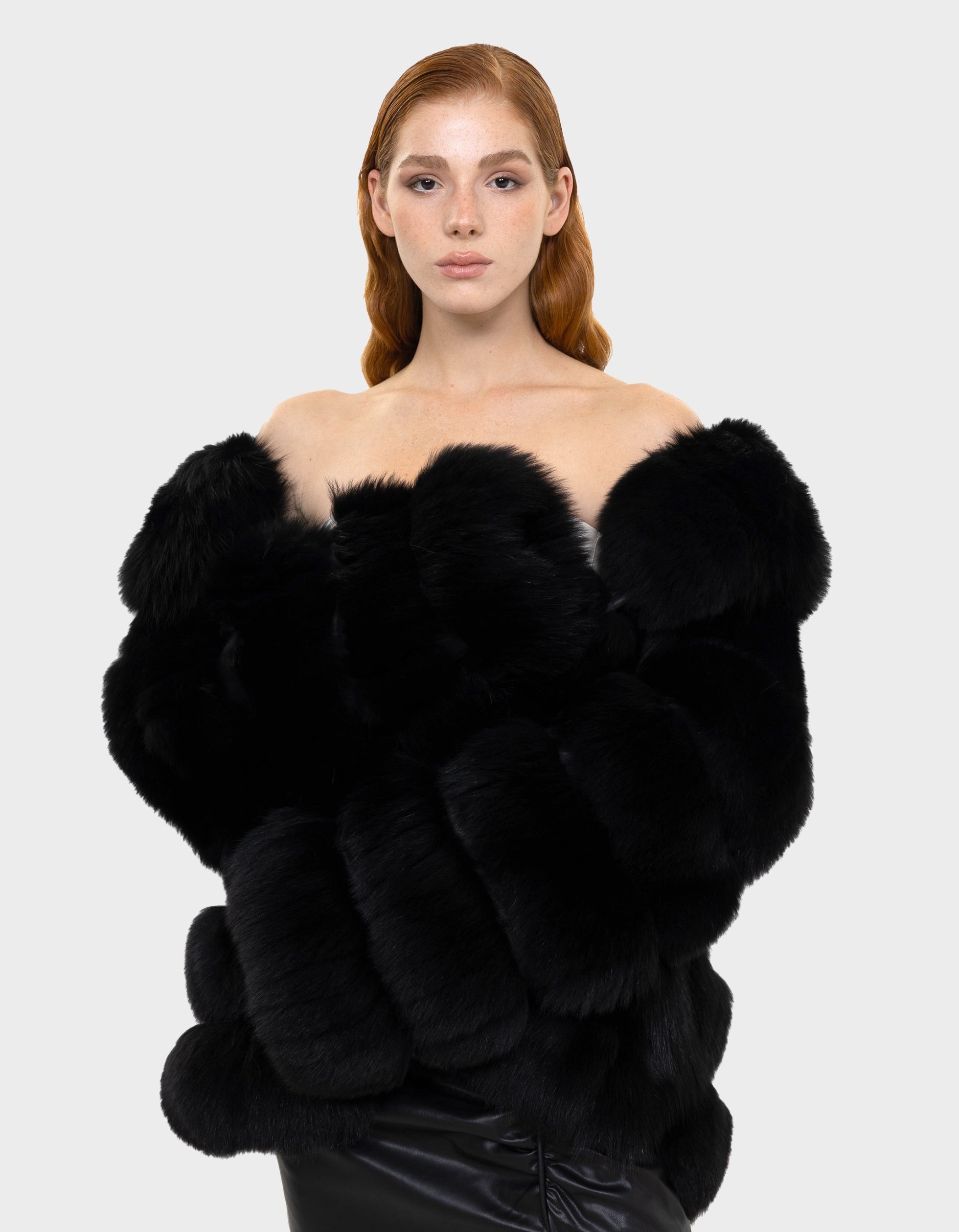 Alicent Limited Edition Couture Fox Fur Coat-thumbmail-3