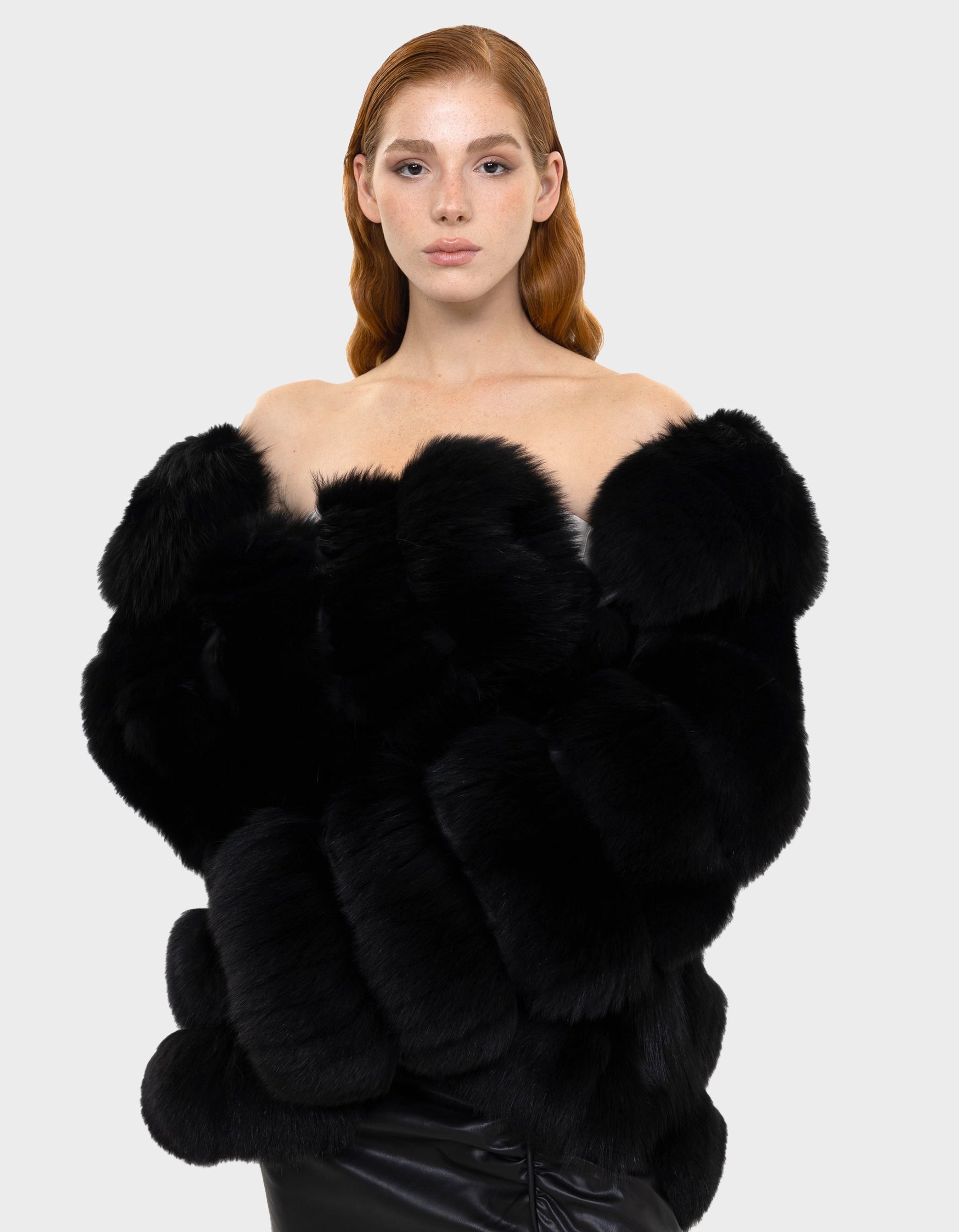Alicent White Fox Jacket – Dimitri