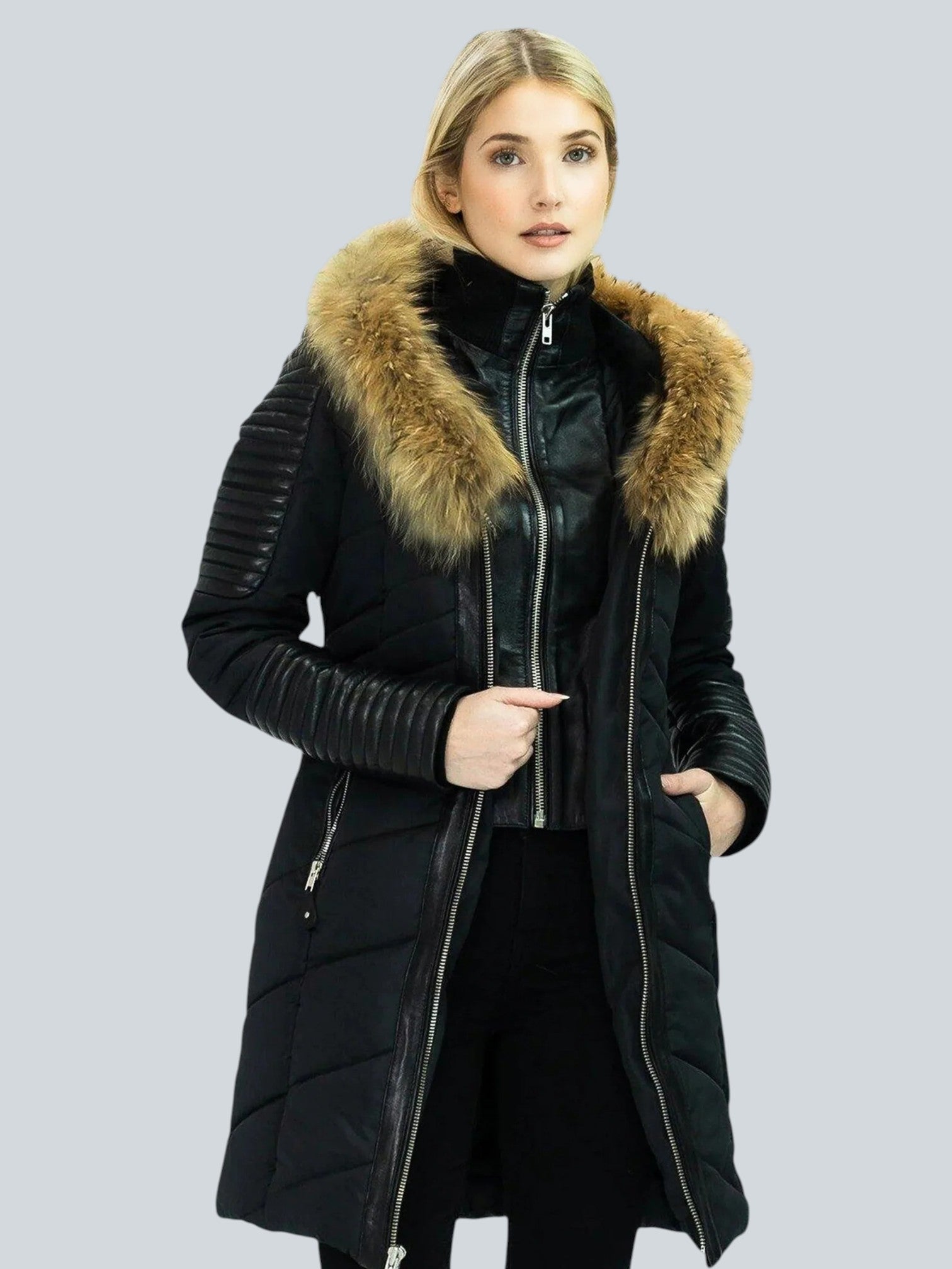Hailey Parka With  Natural Fur