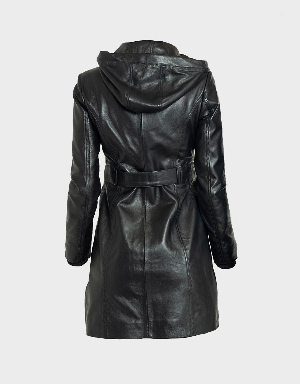 Krystal Leather Trench-5