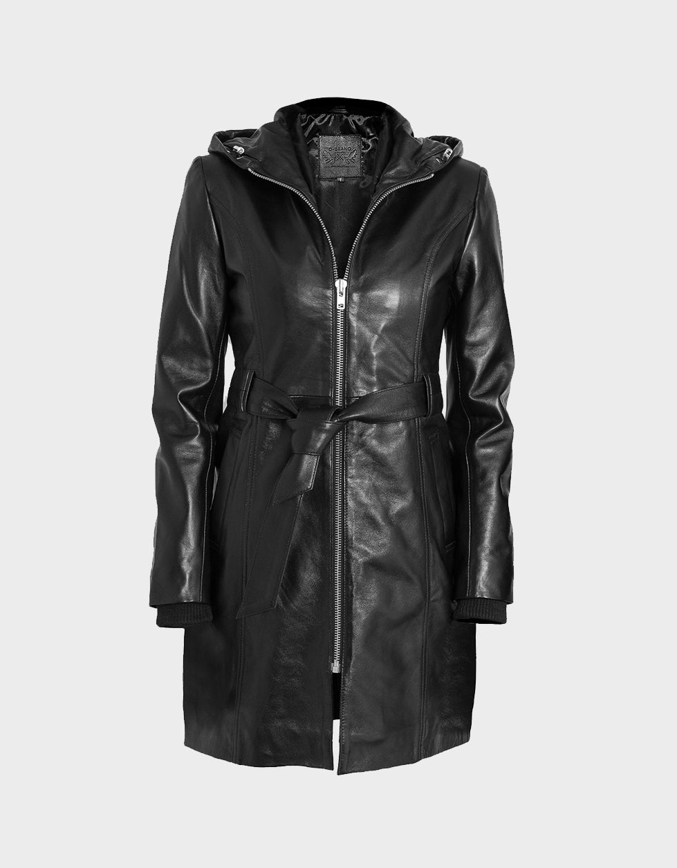 Krystal Leather Trench-4