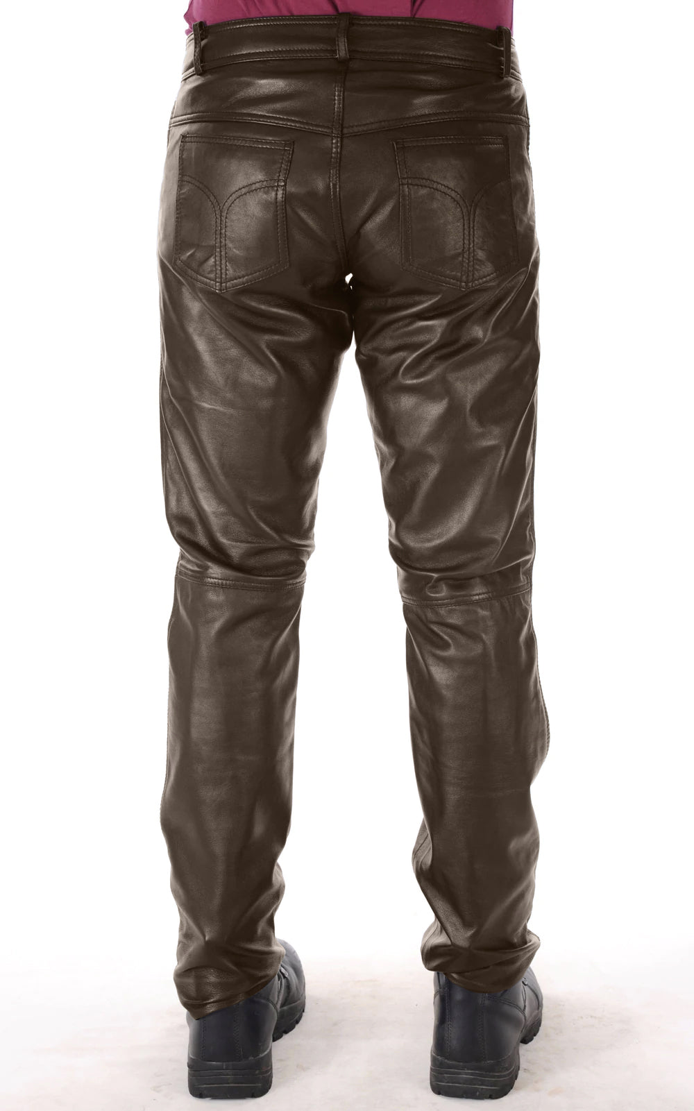 Last Rebels Mens Leather Pants | Cognac-thumbmail-4