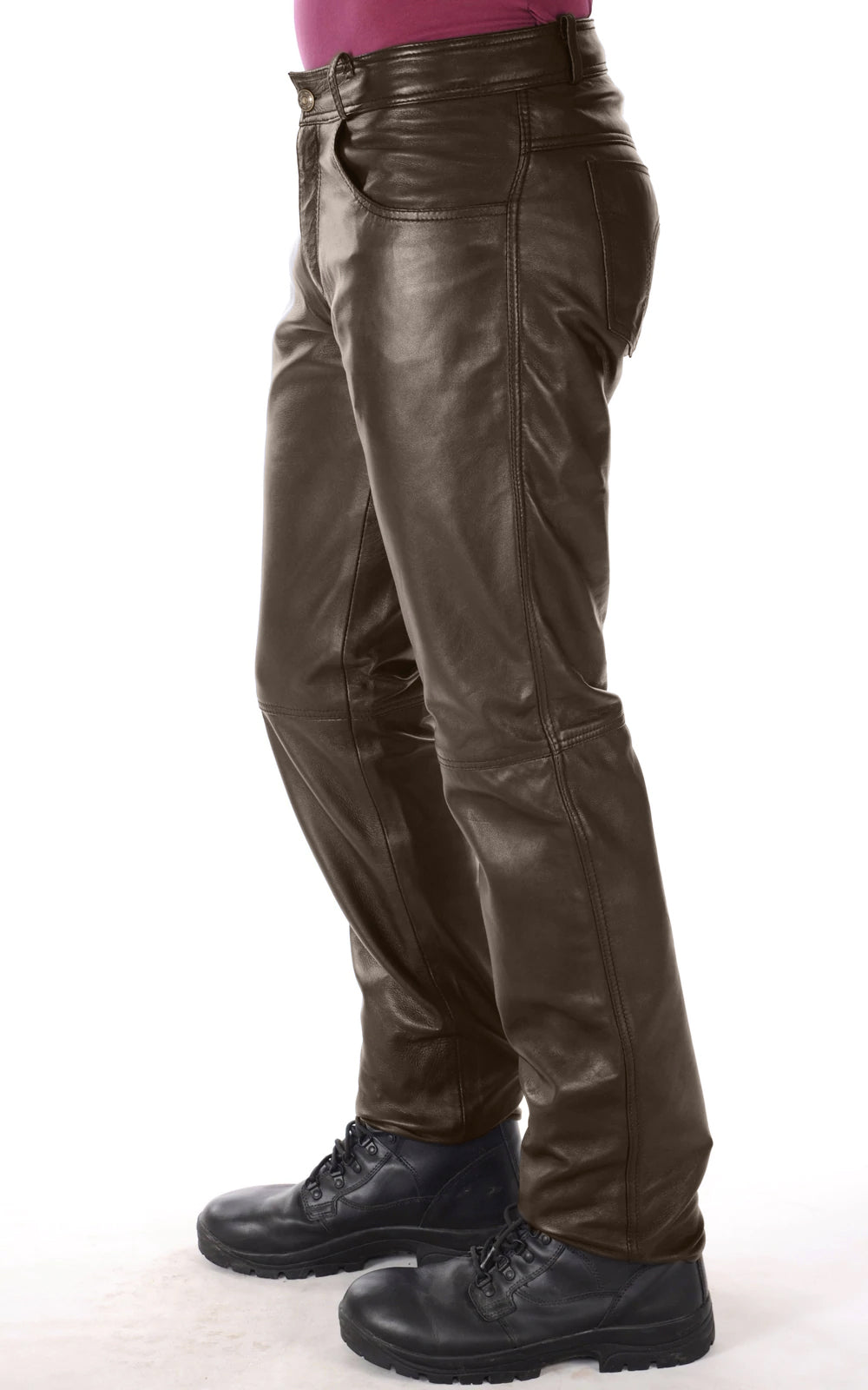 Last Rebels Mens Leather Pants | Cognac-thumbmail-2