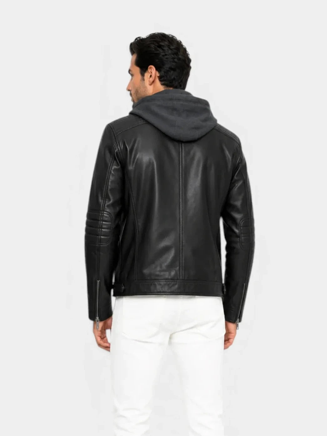 Andrew biker leather jacket