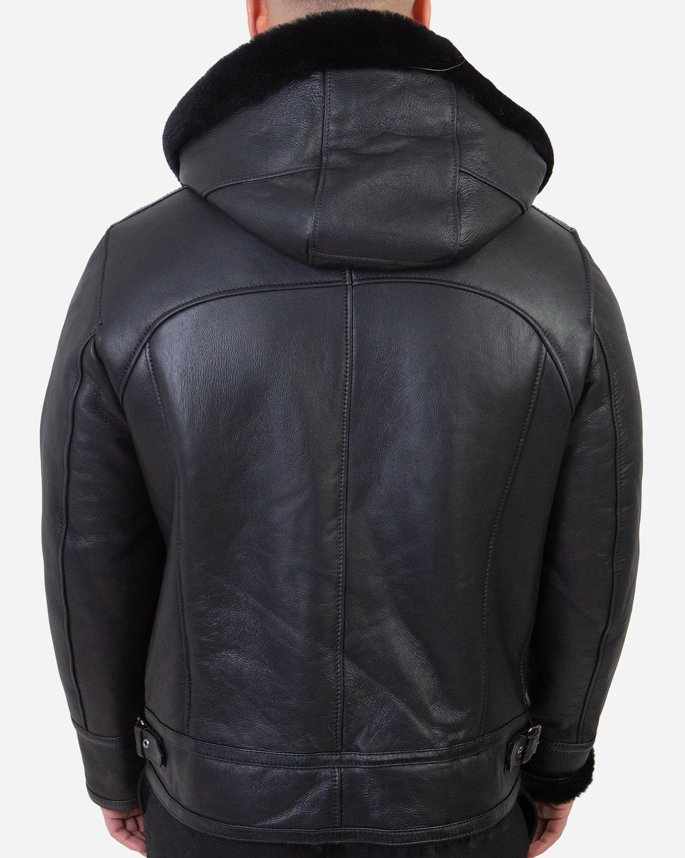 Pilot  Genuine Shearling Jacket-thumbmail-4