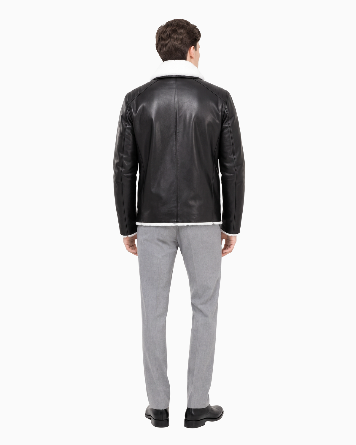 JUSTIN Genuine shearling jacket-thumbmail-5