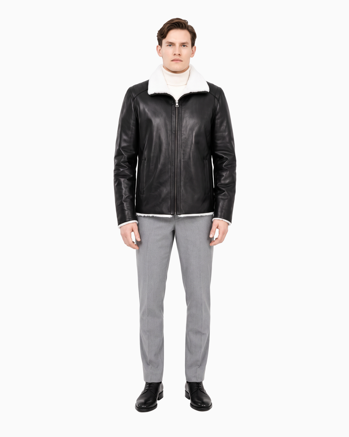 JUSTIN Genuine shearling jacket-thumbmail-6
