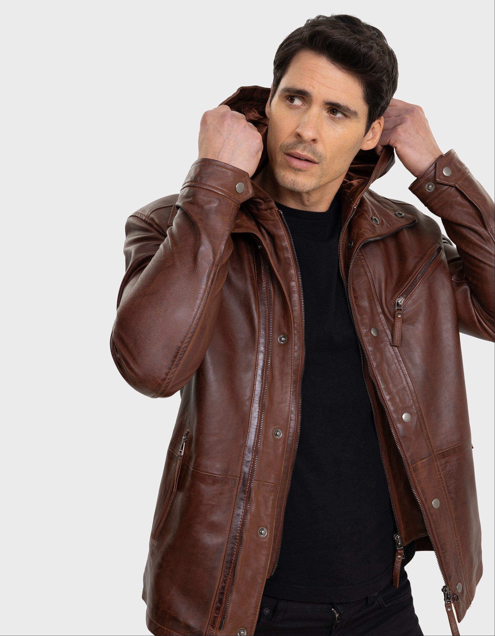 Varvatos Leather Jacket-5