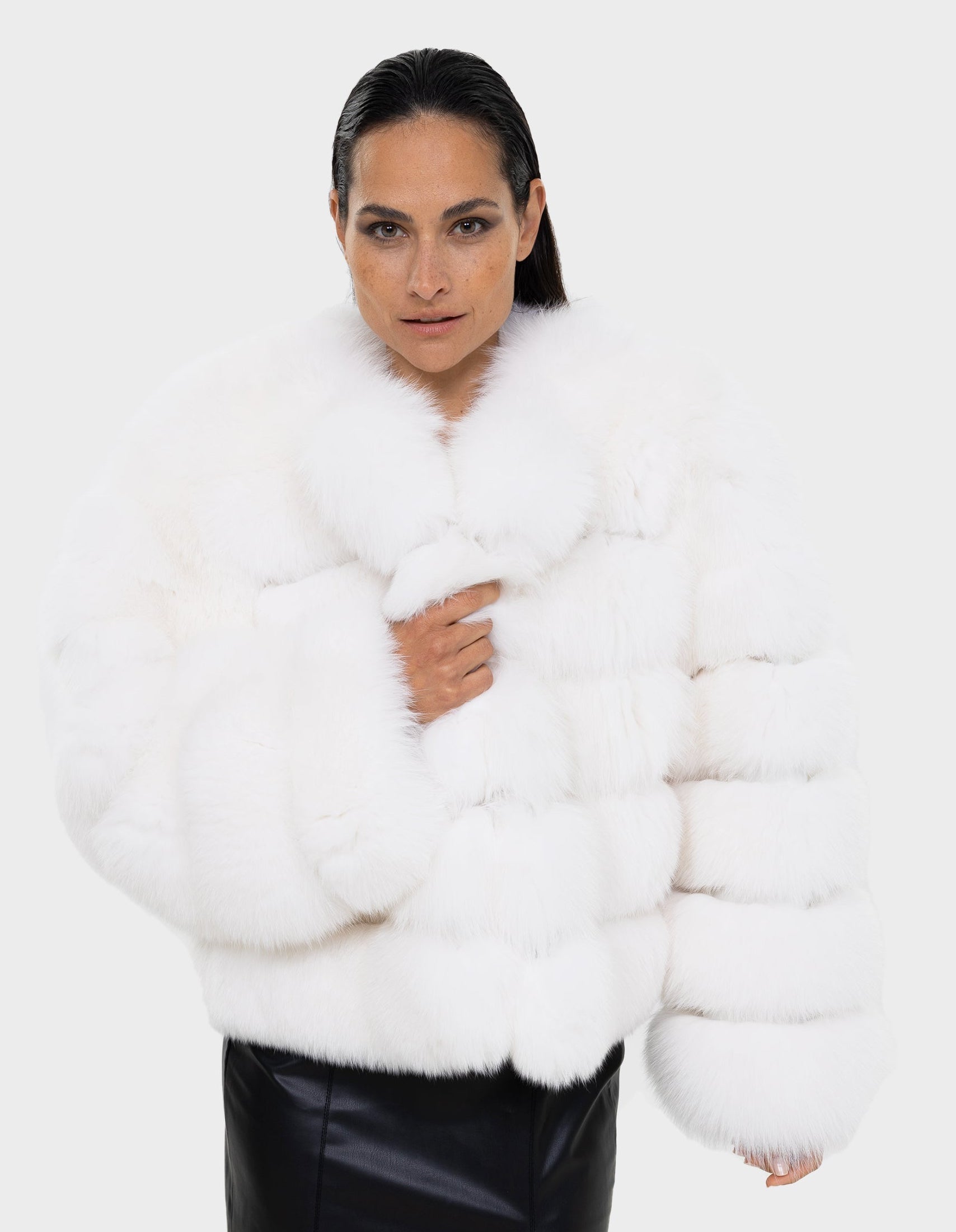 Alicent  White Fox Jacket-thumbmail-2