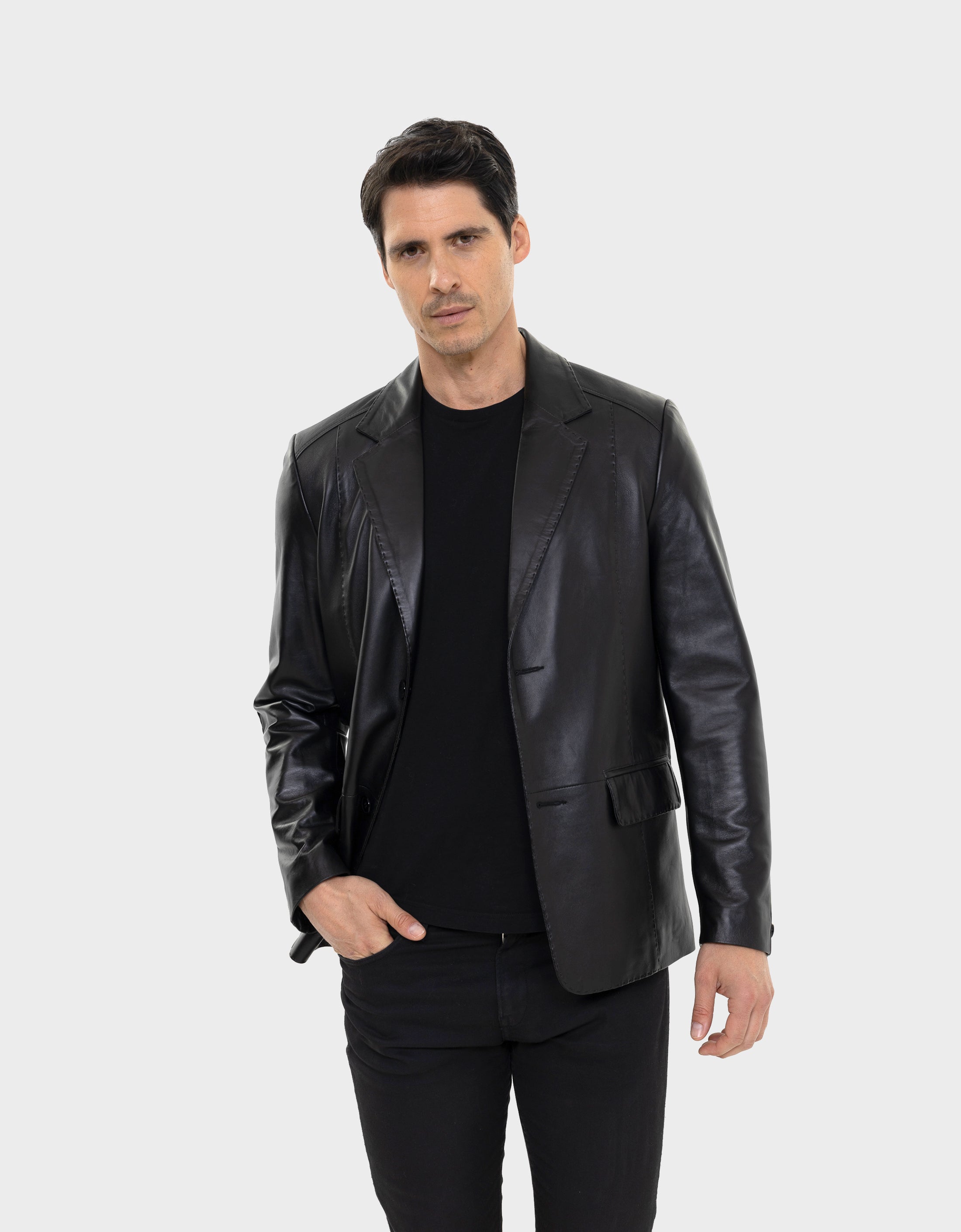 Mencia Leather Blazer