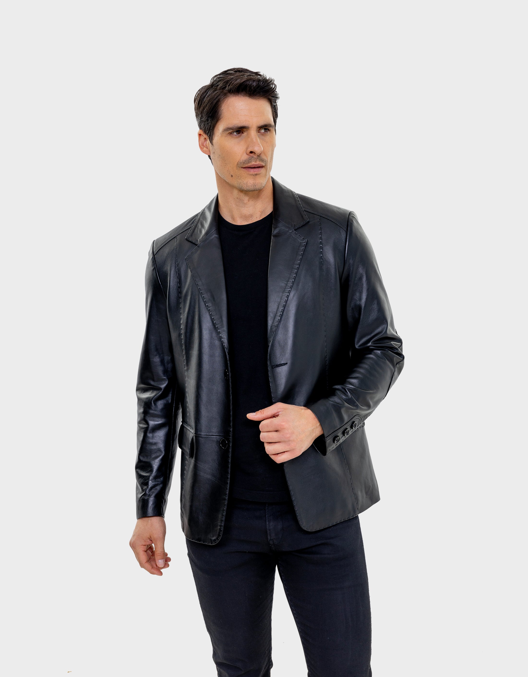 Mencia Leather Blazer