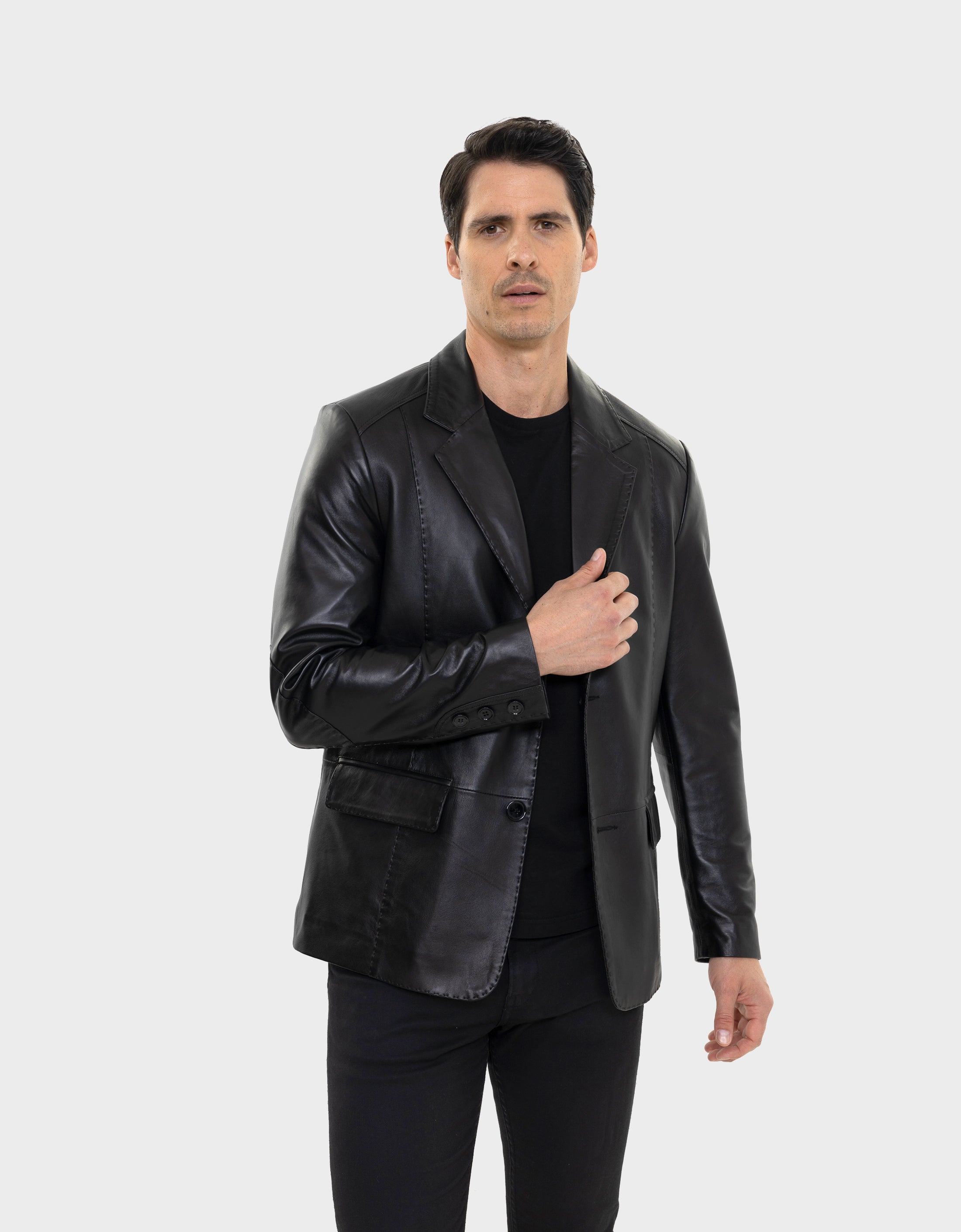 Mencia Leather Blazer