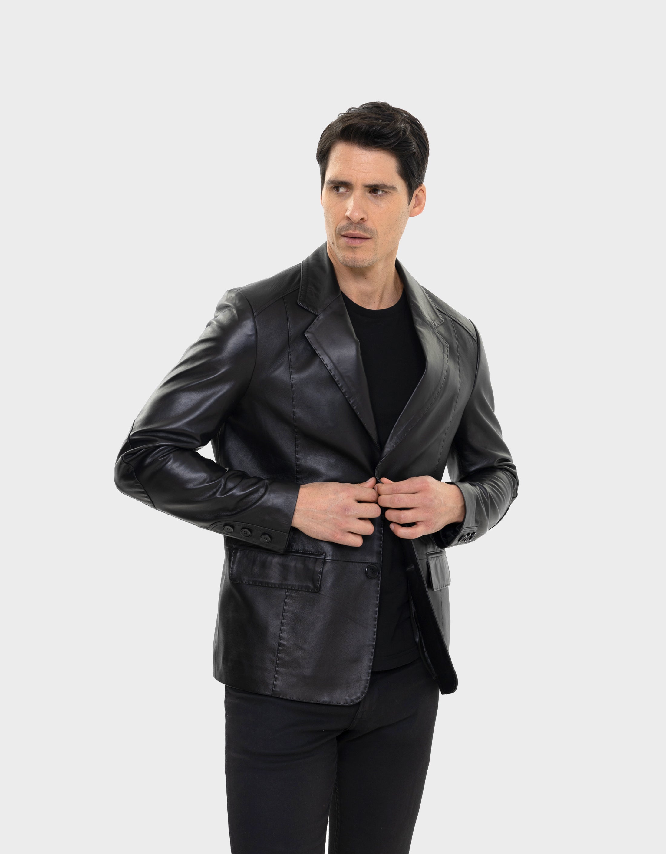 Mencia Leather Blazer