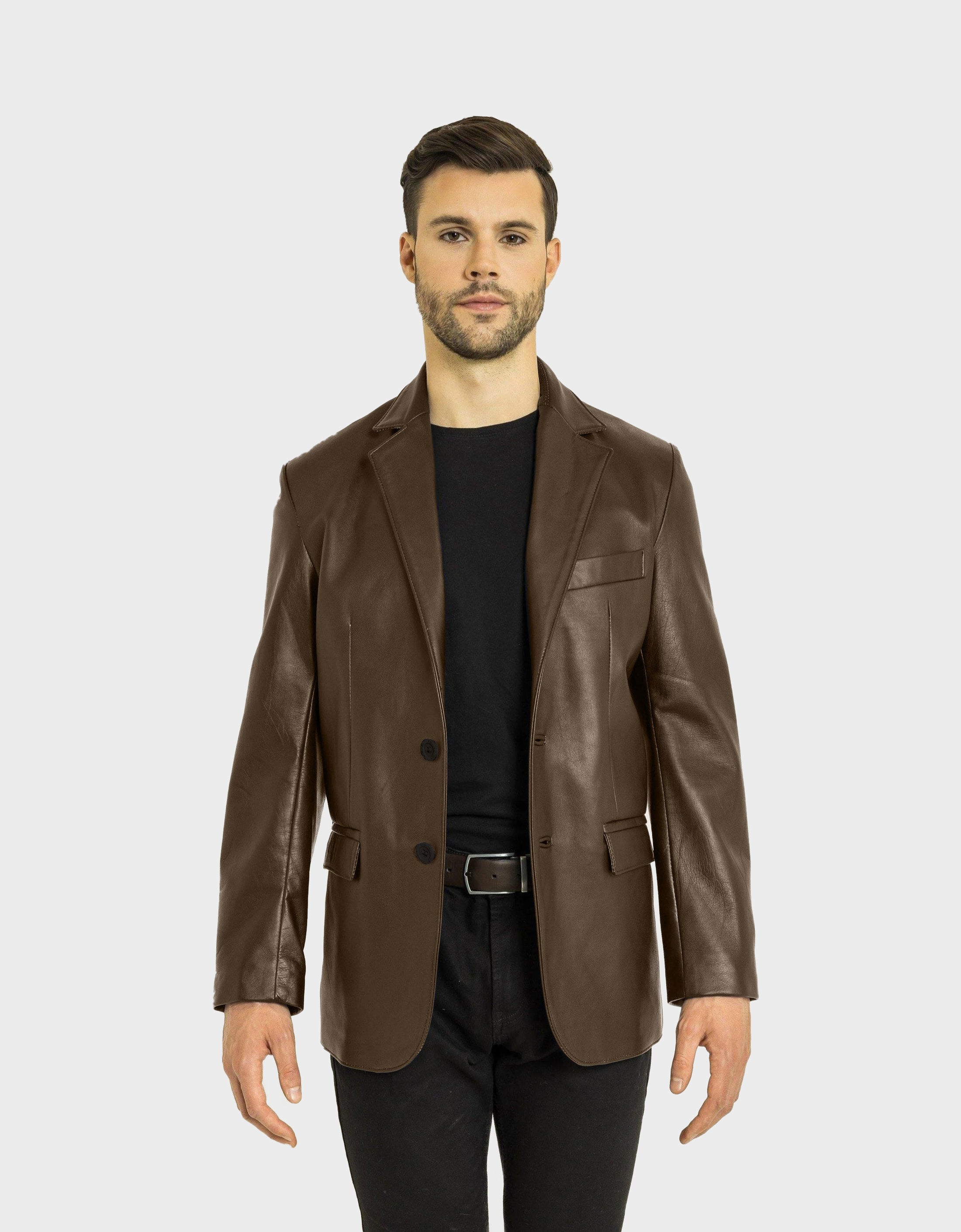 Angelo Leather Blazer