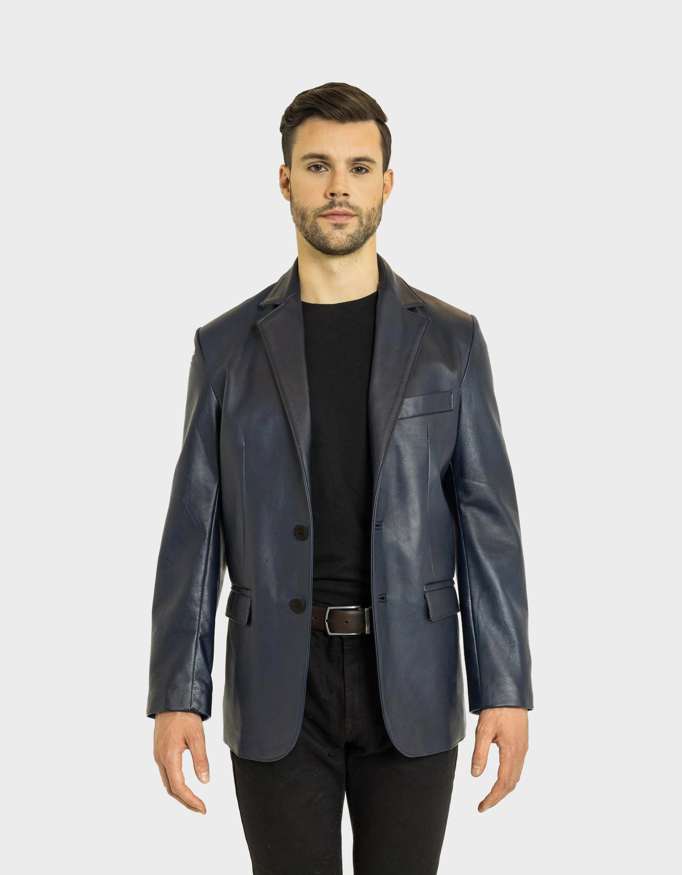 Angelo Leather Blazer