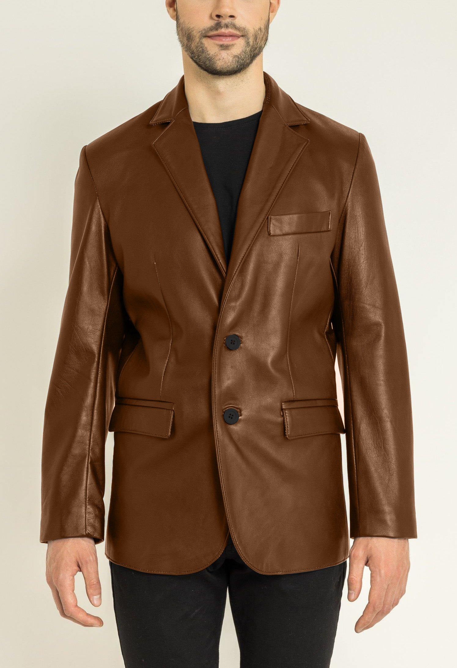 Angelo Leather Blazer