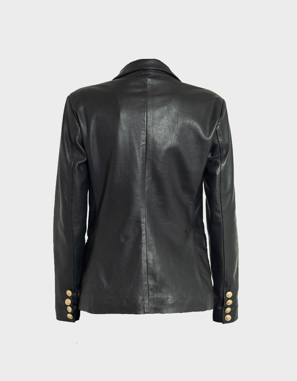 Francesca Leather Blazer