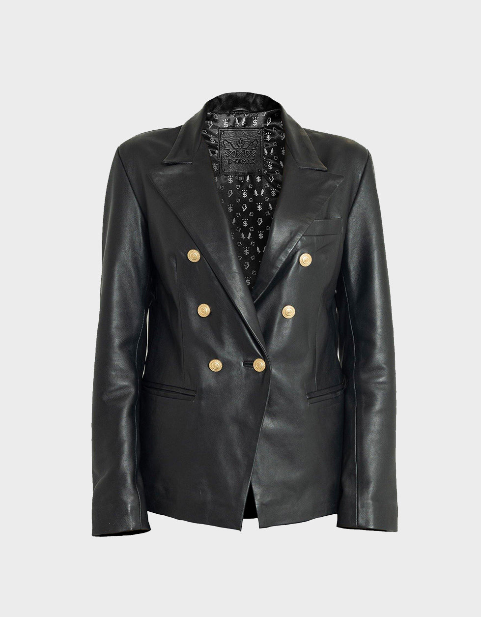 Francesca Leather Blazer