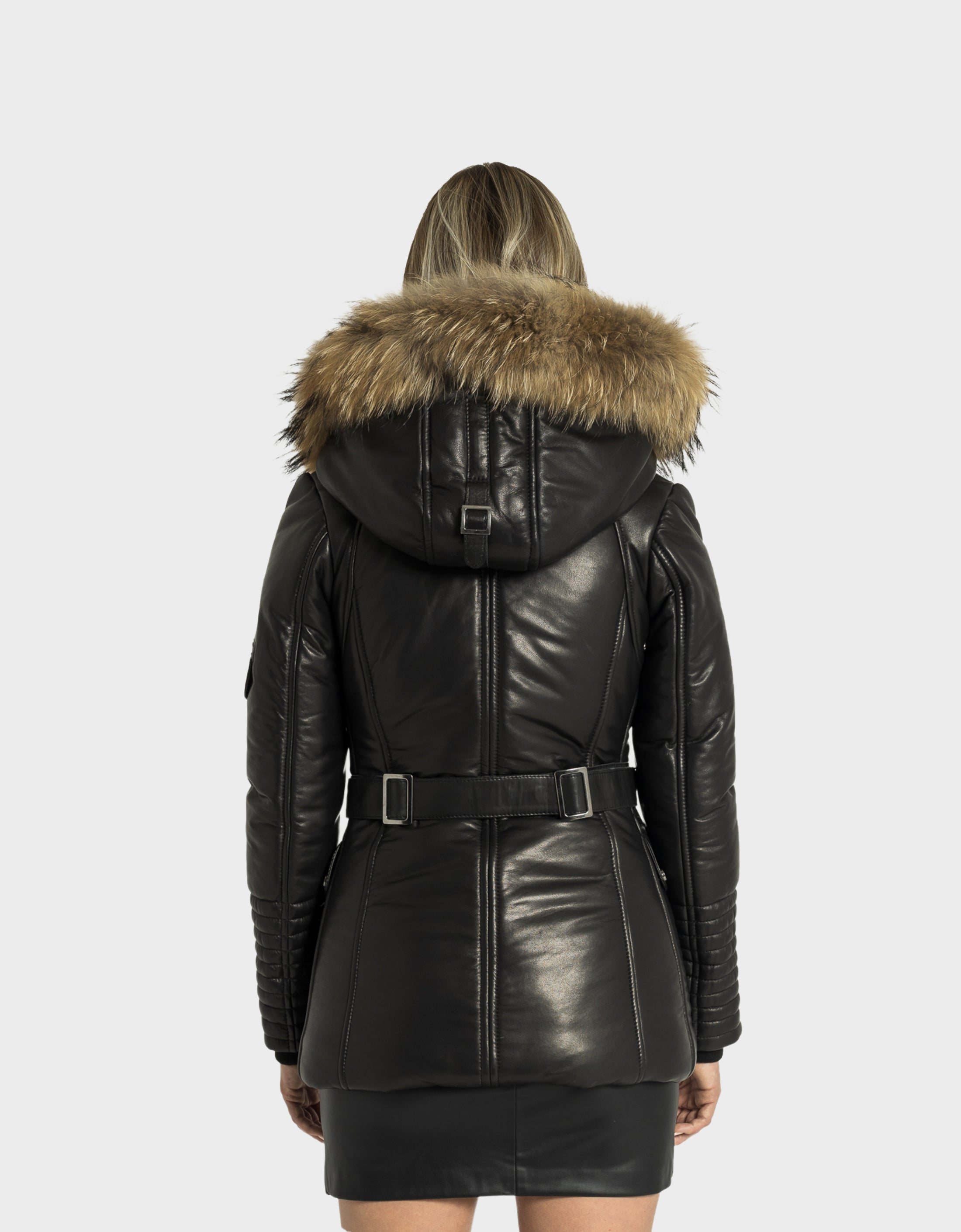 Kim LeatherJacket With Natural Fur