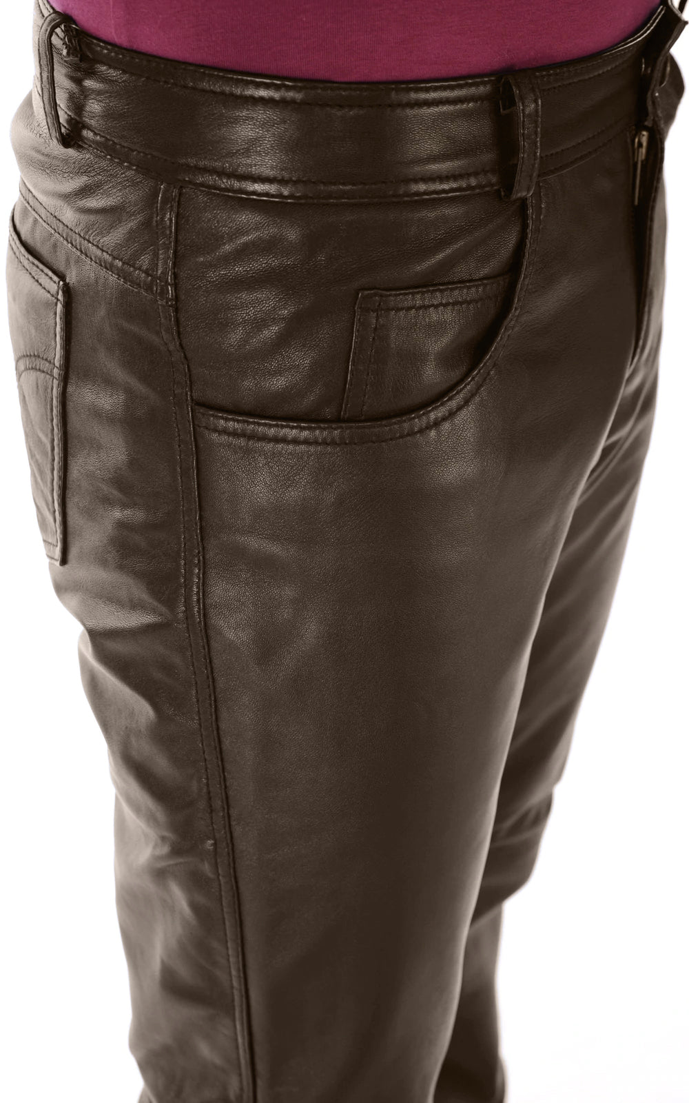 Last Rebels Mens Leather Pants | Cognac